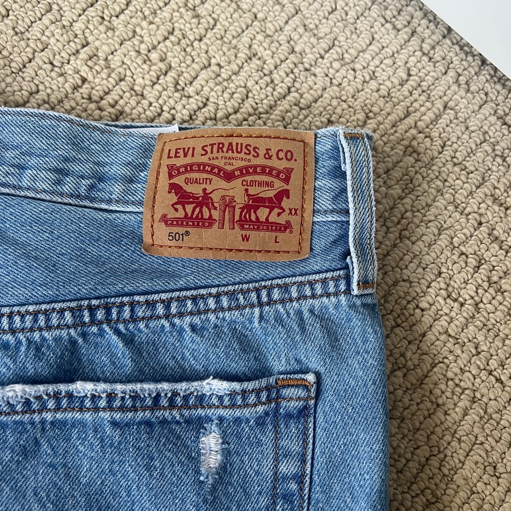 Levi's 501® HIGH RISE WOMEN'S SHORTS - Picture 5 of 5